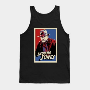 Indiana Jones Pop Art Style Tank Top